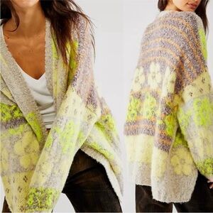Free people gather me close cardi small